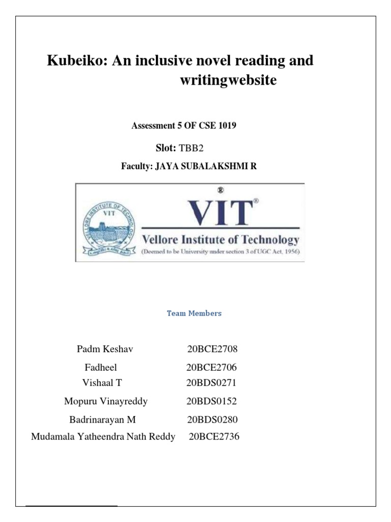 Kubeiko an inclusive novel reading and writing website pdf