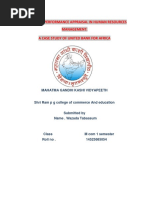 The Role of Performance Appraisal in Human Resources Management: A Case Study of United Bank For Africa