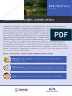 Financement de La Santé: Concepts de Base: Policy