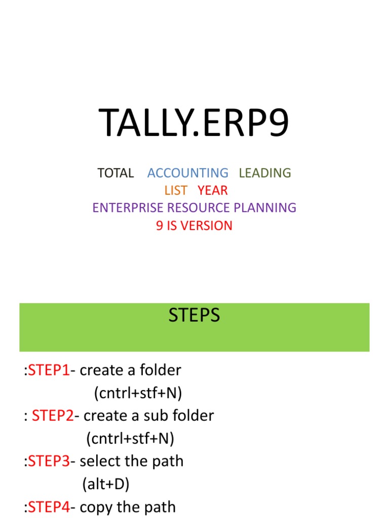 Tally Erp 9 Formulas PDF
