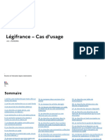 Legifrance Guide de Cas D Usage