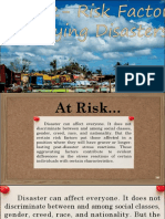 Lesson 2-Risk Factors Underlying Disasters