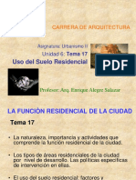 Tema 17 El Uso del Suelo Residencial