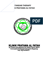 Standar Therapy Klinik Pratama Al Fatah