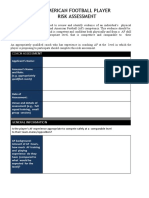 AF Participation Risk Assessment