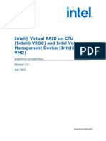 Intel VROC VMD Supported Configs 7 7