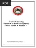 Final Design Work Sheet