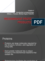 Lec 5 and 6 Recombinant Protein Production