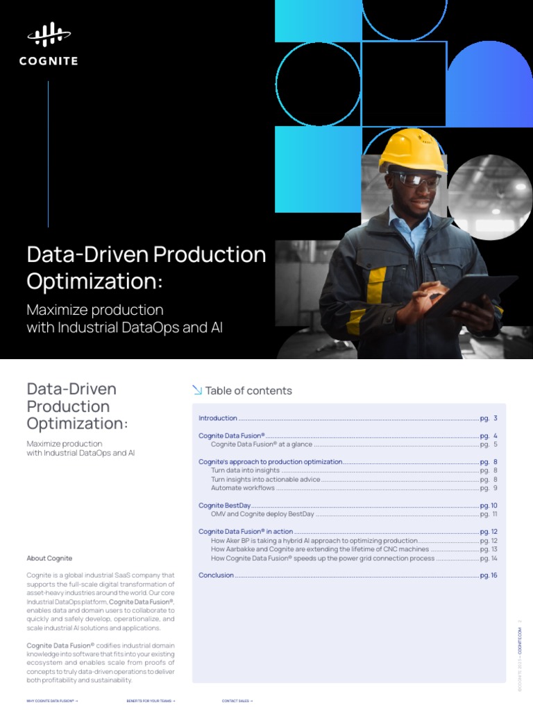 2023 White Paper Data Driven Production Optimization | PDF
