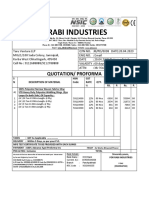 Rabi Industries: Quotation/ Proforma