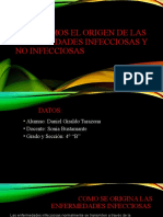 Origen y prevención de enfermedades infecciosas y no infecciosas