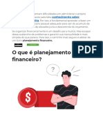 Planejamento financeiro: como organizar suas finanças em 2023