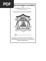 Power Electronics Lab Manual