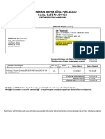 PVM Sąskaita Faktūra Paslaugų Serija BADI Nr. 00462