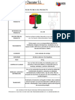 Ficha Tecnica Del Producto