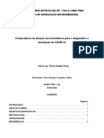 Centro Universitário Estácio de Sá - Polo Cabo Frio Curso de Graduação em Biomedicina