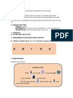 MTB-MLE Semi - Detailed Lesson Plan