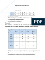 Statistique Descriptive Bivariée