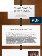 Effects of Covid On Different Levels