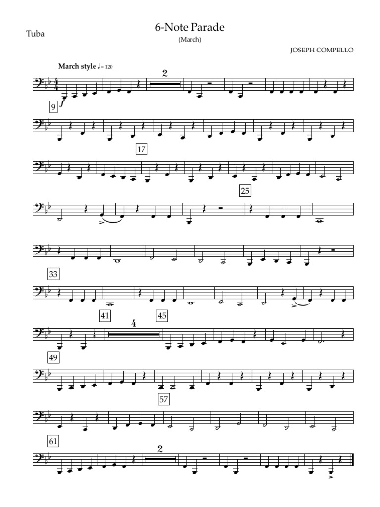 6-Note Parade: March Style | PDF