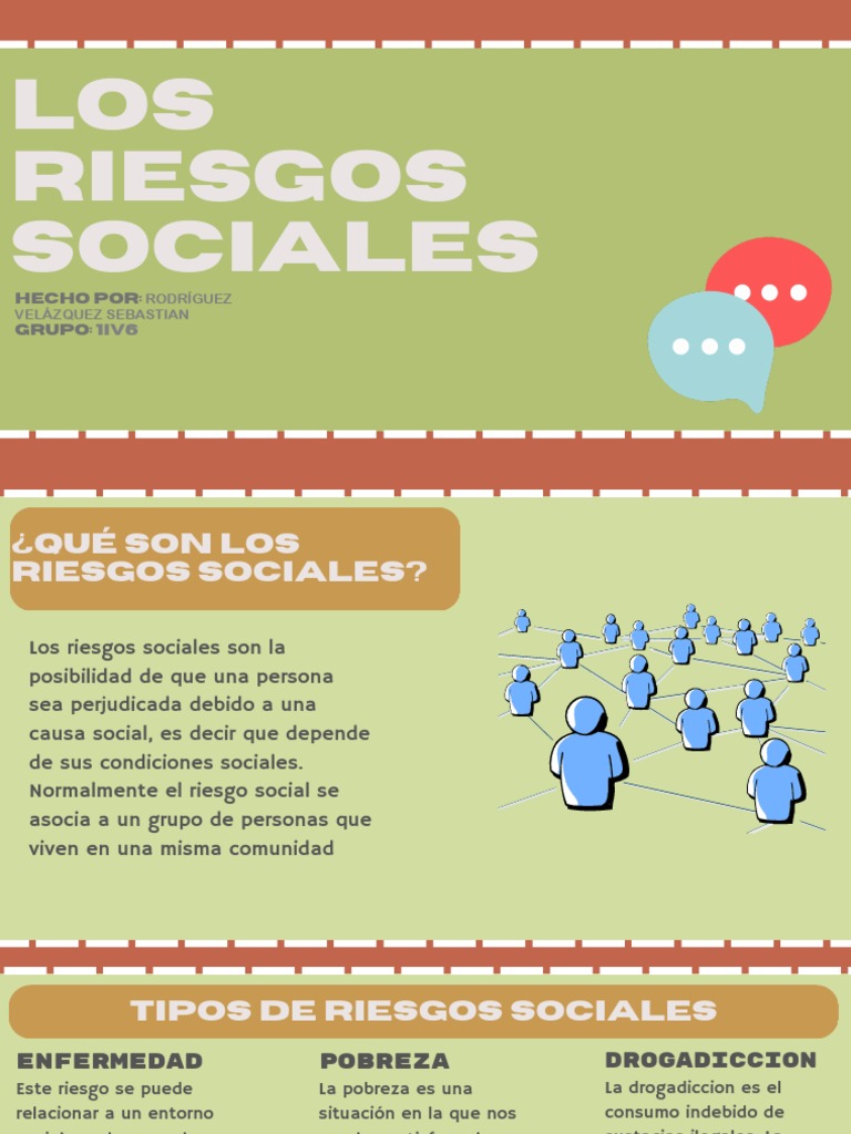 Los riesgos sociales y sus causas | PDF