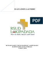 Panduan Linen Laundry: Rumah Sakit Umum Daerah Lakipadada Kabupaten Tana Toraja TAHUN 2022