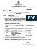 Memorandum Pansangay Blg. 243 S. 2021