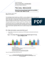 CAR-SR-2018-14 2015 Alcohol and Tobacco Use