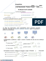 4) Represente As Potências A Seguir e Calcule o Resultado de Cada Uma Das Sentenças Abaixo