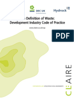 Definition of Waste. Development Industry Code of Practice