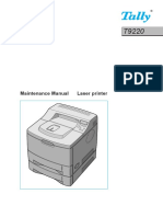 Maintenance Manual Laser Printer
