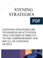 Listening Strategies