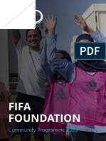 FIFA Foundation Community Programme 2023 supports UN SDGs