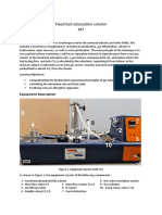 Fixed Bed Adsorption Column M7