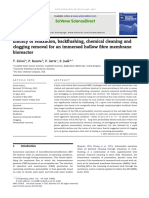 Efficacy of Relaxation Backflushing Chem