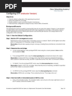 Configuring STP