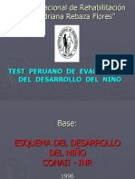 Test Peruano de Evaluación Del Desarrollo Del Niño