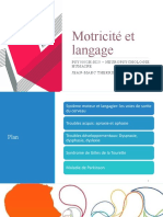 Motricité Et Langage: Psy3032H-H23 - Neuropsychologie Humaine Jean-Marc Therrien-Blanchet ©