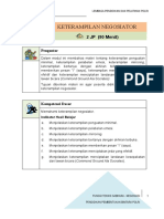 Modul: Keterampilan Negosiator