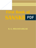 First Book of Sanskrit by R.G. Bhandarkar
