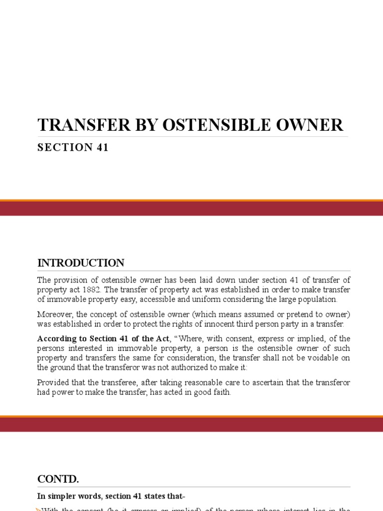 transfer-by-ostensible-owner-section-41-pdf-property-duty-of-care