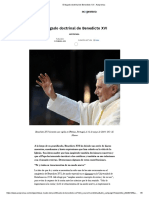 El legado doctrinal de Benedicto XVI