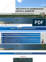 Módulo IV - Métodos Da Hidrologia Estatística - Parte B
