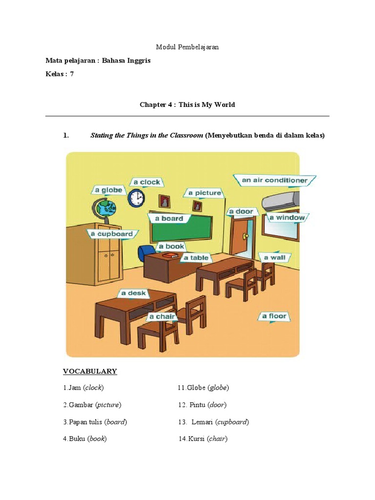 Modul Pembelajaran Bahasa Inggris Pdf