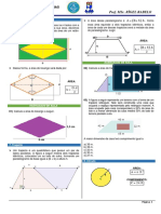 Áreas Das Figuras Planas (PARTE 2) : Prof. Msc. Rígel Rabelo