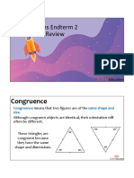 Maths Endterm 2 Review: Congruence