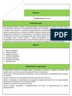 Química: Professor: Matheus Leão Mota Carga Horária: 60 Horas