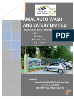 Amal Auto Wash and Eatery Limited Business Plan