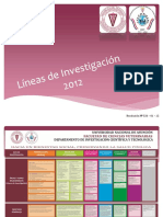 Lineas Investigacion FCV Una 2012