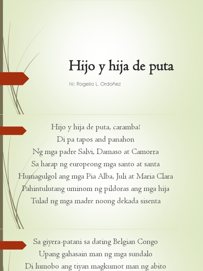 Hija de Puta Origins in Spanish Literature